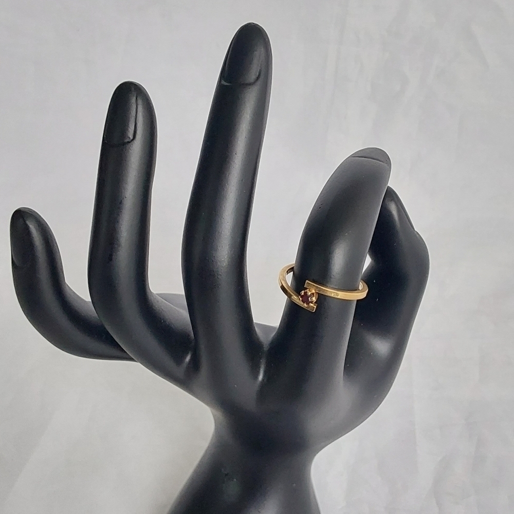 Avon Red Ruby Ring - image 1